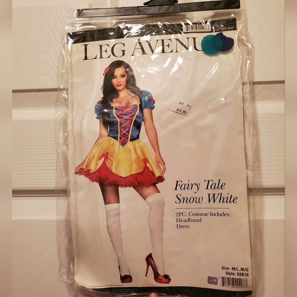Leg Avenue Snow White Costume - Size M/L